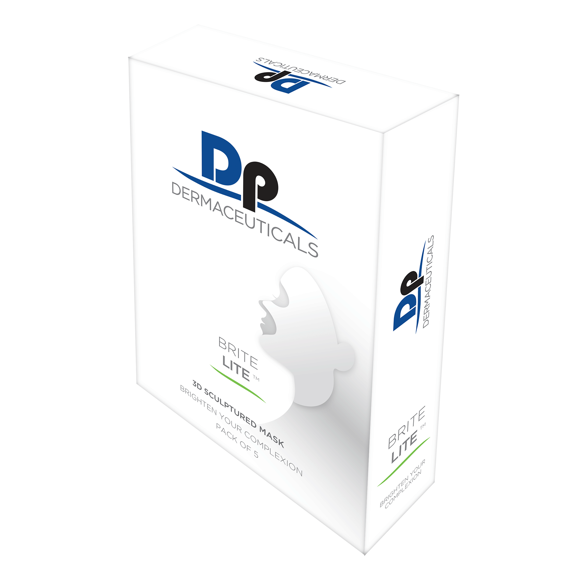 DP Dermaceuticals Brite Lite 3D Mask, Box of 5 – Bild 2